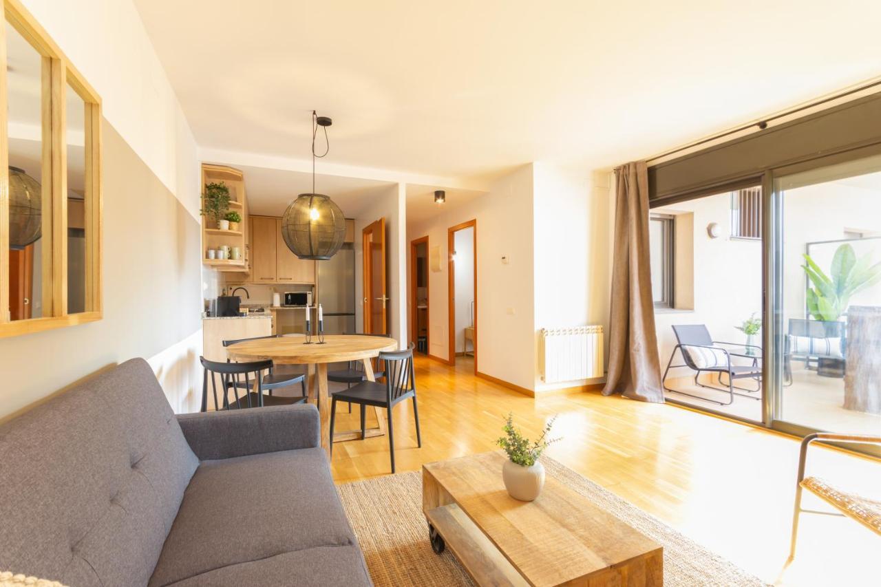 Elegante Duplex En Terrassa, Barcelona Lägenhet Exteriör bild
